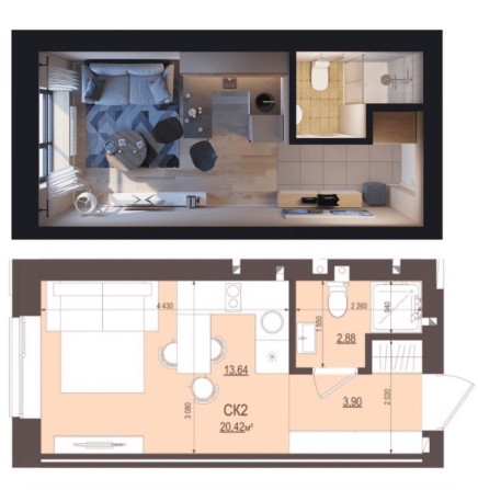 Продам квартиру під держ програми! Зданий будинок - фото 1