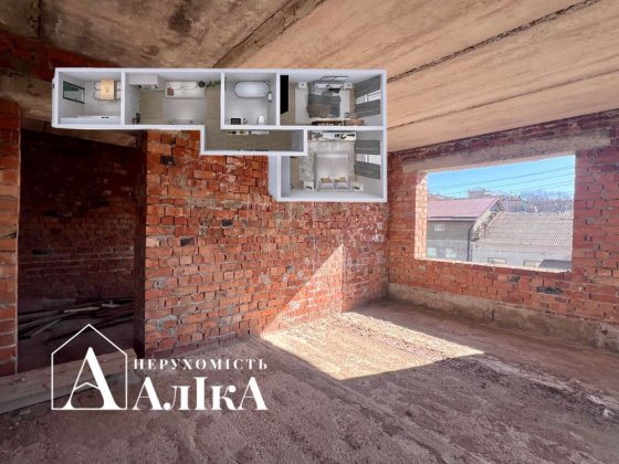 Продам велику 2-кімнатну квартиру в новобудові в центральній частині Каменец-Подольский