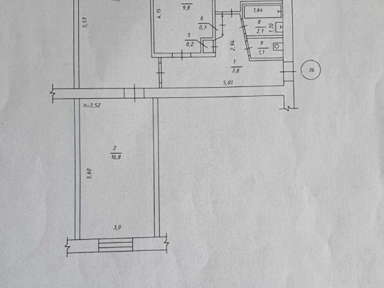 Продам 3х квартиру в районі Воронцова. Ціна зменшилась. Конотоп