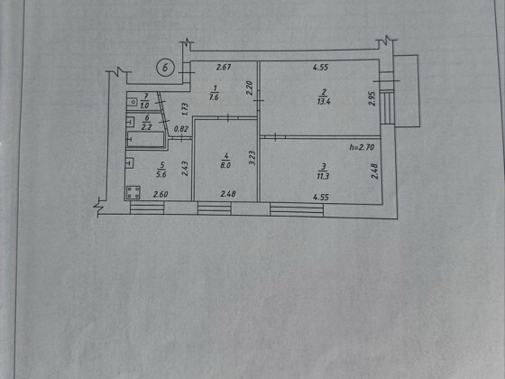 Продаж 3-кімнатної квартири в м.Конотоп. Конотоп