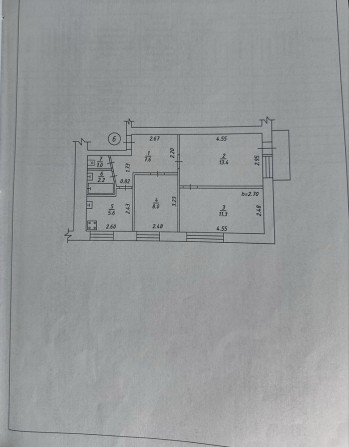 Продаж 3-кімнатної квартири в м.Конотоп. - фото 1