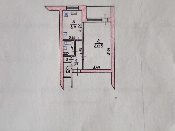 Продається однокімнатна квартира Коростень