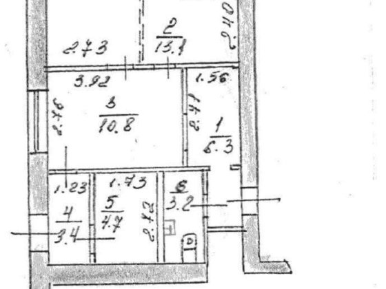 Продаю  2к квартиру  в Центрі по вул.Грушевського (пл.Молоді) Коростень