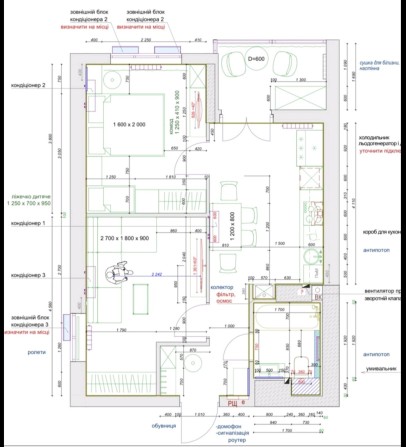 Квартира 2 кімнатна, ЖК Атлант, Коцюбинське, 6 поверх - фото 1