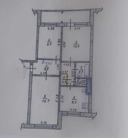 продам 3 кімнатну  квартиру  біля торговельного центру - фото 1