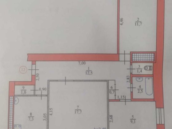 Продам 3-х кімнатну квартиру Лозова