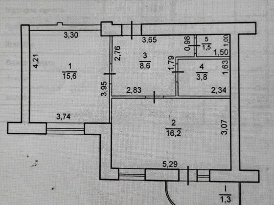 Просторна 1 кімнатна квартира 48 кв м в новобудові по вул.Мацієвського Нежин
