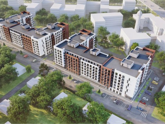 Простора одокімнатна квартира в ЖК Central City Мукачево