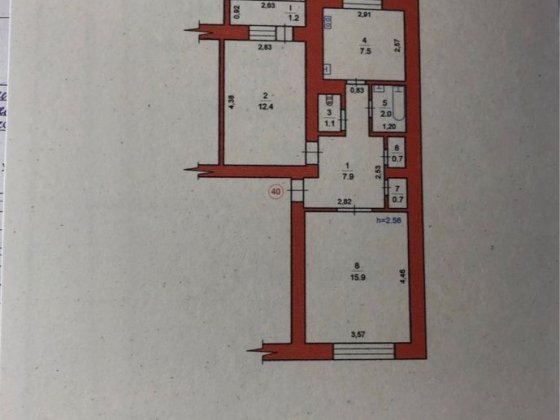 Продаж двокімнатної квартири у м.Стрий  (50 м.кв.) вул. С. Стрільців Стрий