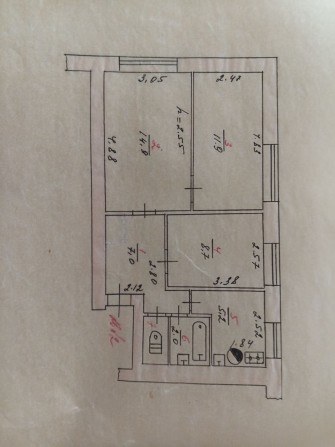 Трикімнатна квартира продаж - фото 1