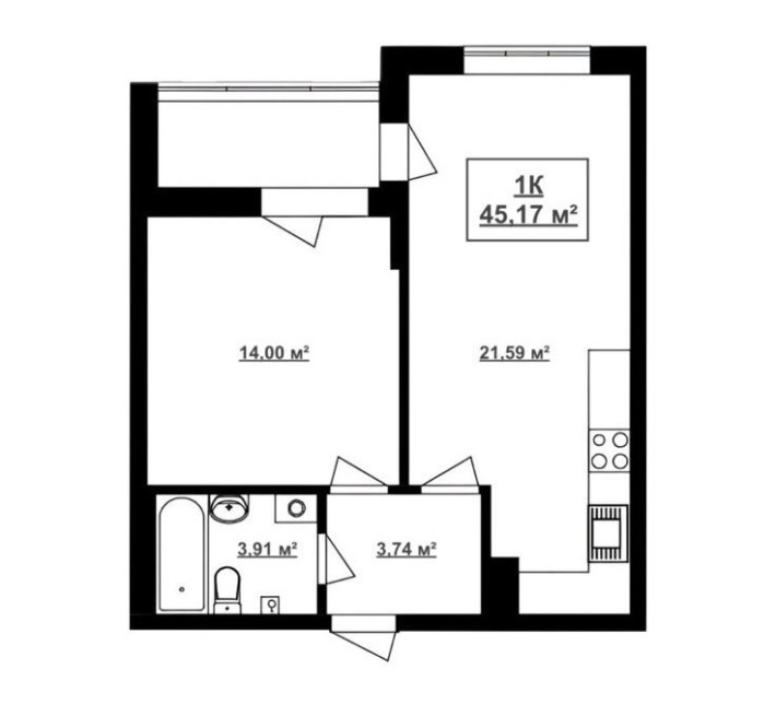 Продаж однокімнатна квартира в Трускавці - фото 1