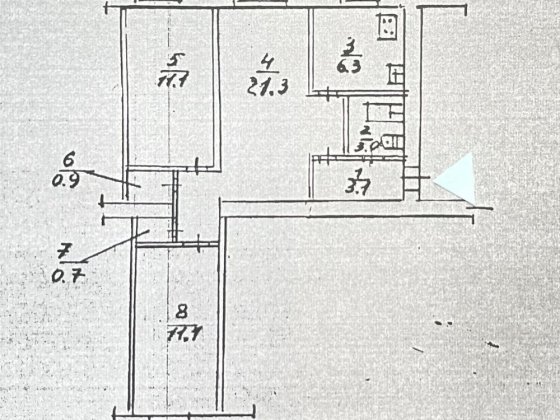 Продам трикімнатну квартиру Шептицький