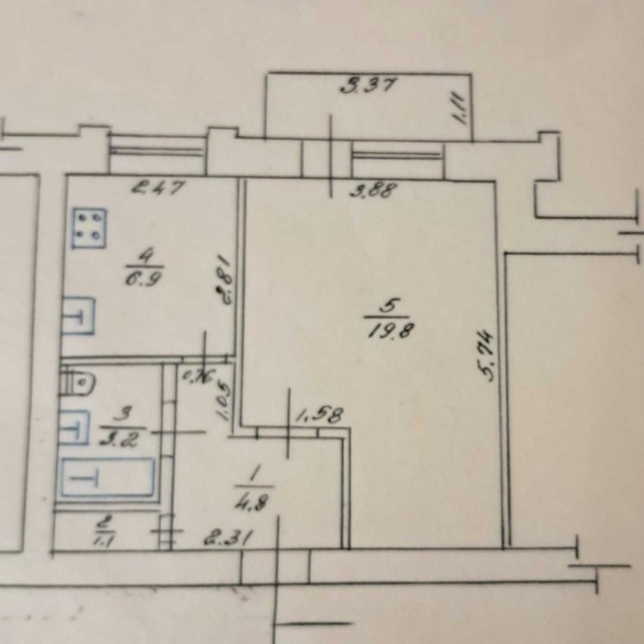 Новинка ! Продаж 1 кімнатної більшої площі! - фото 1