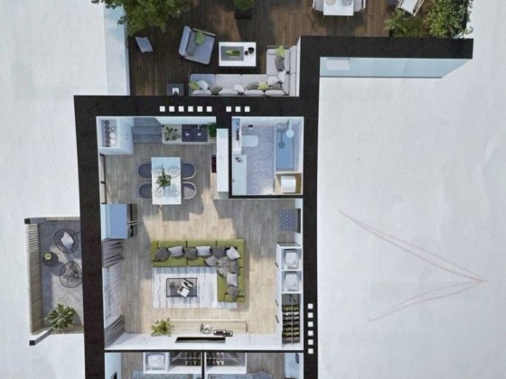 2-кімнатна квартира з терасою Smart Green Хмельницкий