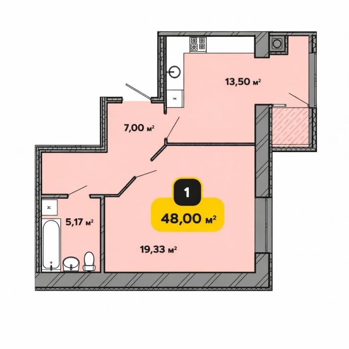 Продаж Зданої 1к Південно-захід - фото 1
