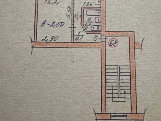 Продам 1-кімнатну квартиру, 30 м², 5/5 поверх, Вільногірськ Вольногорск