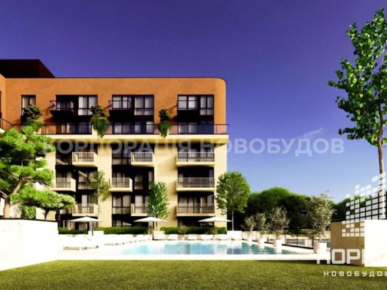 Продаж 1-км квартири, 36.62 м2, 3 поверх,ЖК з басейном і парком Мінай