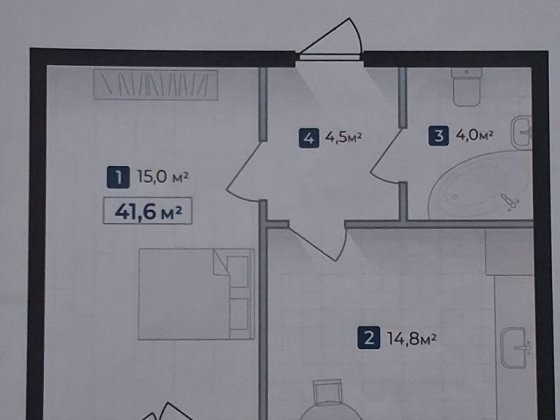 Продається 1к квартира  в Соціум Козацький, здача 2 квартал 2026 Крихівці