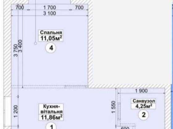 Без % Продаж однокімнатної квартири! ЖК Санвіль парк, Святопетрівське