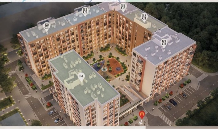 Однокімнатна квартира в ЖК Бізнес-класу/ Крюківщина - фото 1