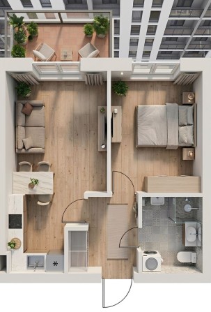 Продаж 1к квартири по найнижчій ціні, надійний забудовник - фото 1