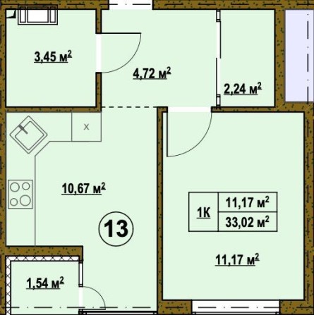 ПРОДАМ Квартиру 1к Без ремонту Швидкий Виїзд до Києва ГАЗ Своє Озеро - фото 1