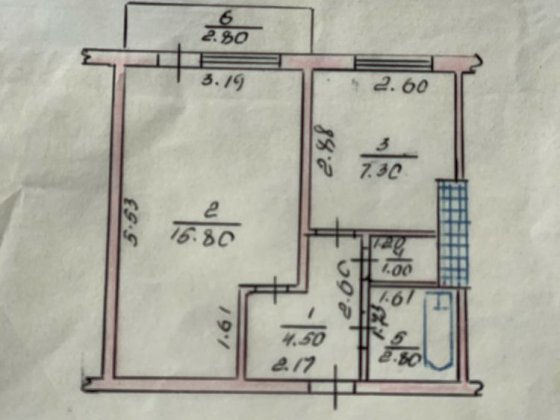 Продам 1к квартира в центі міста Березань