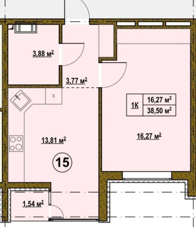 1к квартира біля озера  Тиха локація + зручний виїзд на Київ - фото 1
