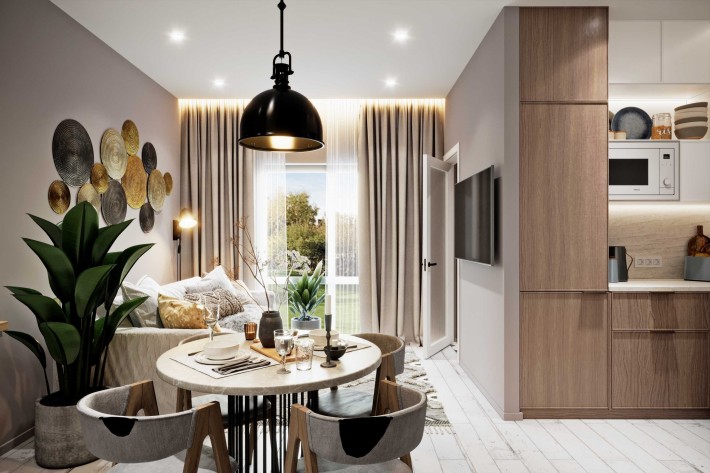 Компактна та функціональна смарт квартира 32м2 від забудовника - фото 1