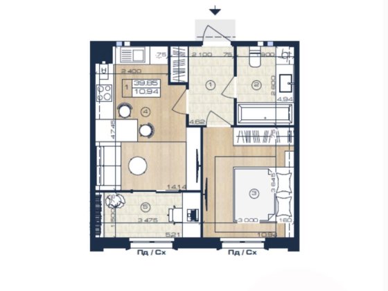 терміновий продаж 1кім.квартира ЖК Оксфорд Чайки