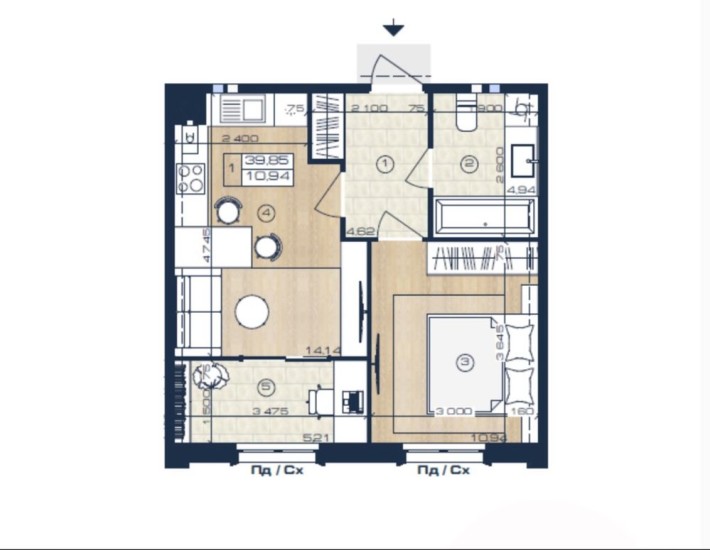 терміновий продаж 1кім.квартира ЖК Оксфорд - фото 1