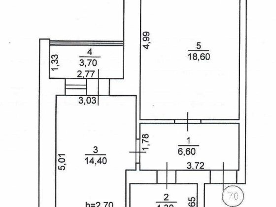 Продаж 1 кімнатна квартира Чубинське, вул Погребняка Чубинське