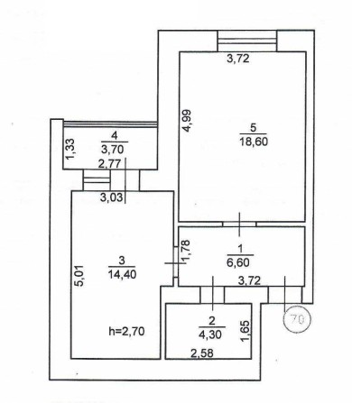 Продаж 1 кімнатна квартира Чубинське, вул Погребняка - фото 1