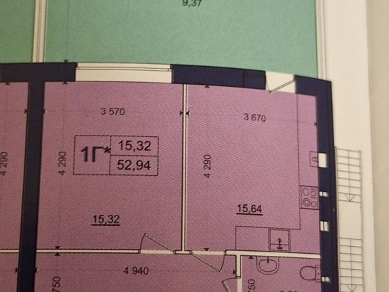 Продаж однокімнатної квартири з двориком в ЖК Емоція Хотів