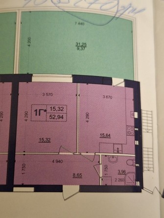 Продаж однокімнатної квартири з двориком в ЖК Емоція - фото 1
