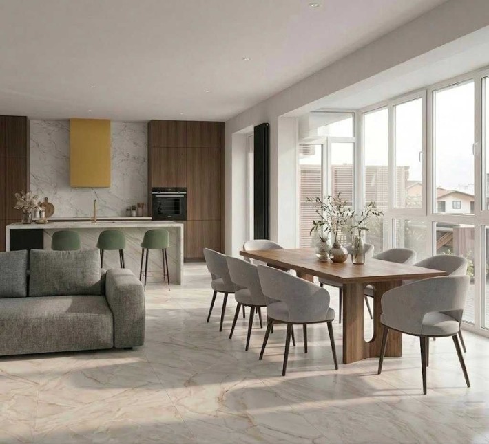 2-к квартира 98,5 м² зі студією 42м². панорамні вікна | 2 санвузли | - фото 1