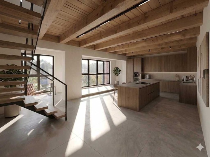 2‑к квартира 88 м² з панорамними вікнами та мансардою | дворівнева | - фото 1