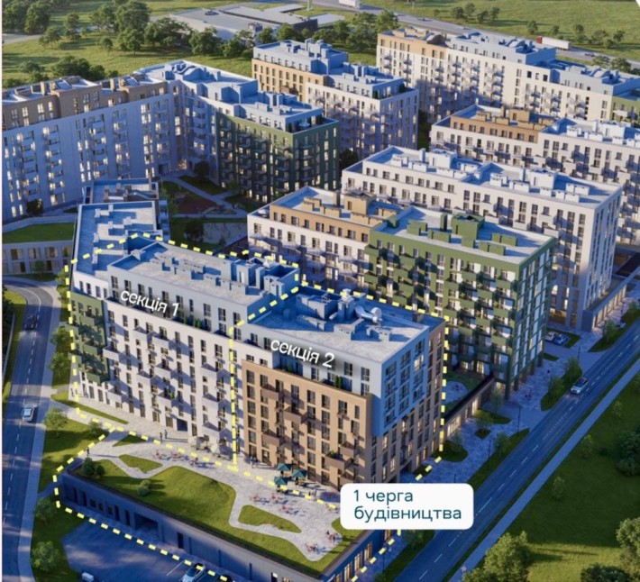 2-кім кв! Купуйте на вигідних умовах! Розтермівання , є-оселя - фото 1