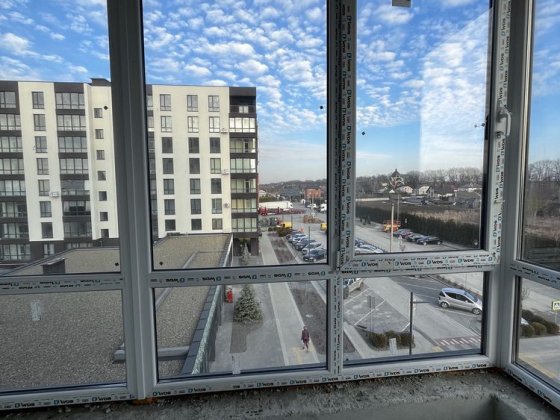 Квартира Городок митниця 48.2 м² 1-кім.студія +засклений балкон 0-цикл Городок