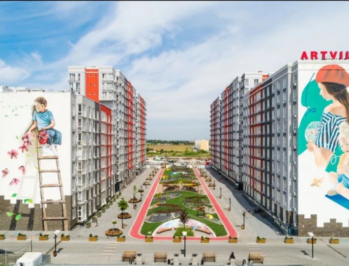 Однокомнатная квартира с ремонтом в ЖК Артвиль - фото 1