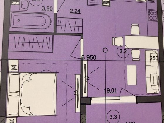 1 комнатная квартира на Сахарова 1 взнос-8500$ Лески (Одесская обл.)