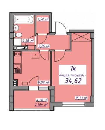 Продається квартира з гардеробною та автономним опаленням у ЖК"7 Небо" - фото 1