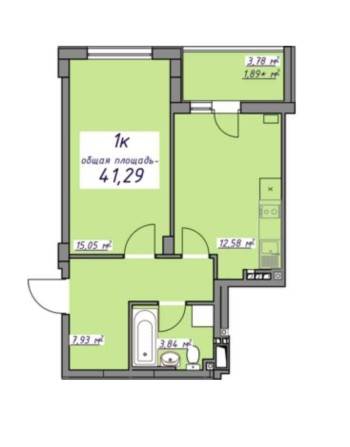 Продаю квартиру з АГВ та балконом у ЖК 7 Небо (здача цього року) - фото 1