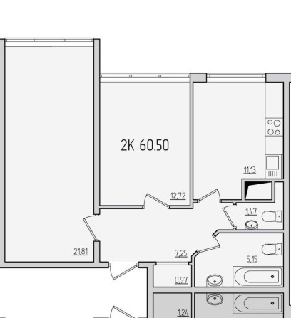 53 Жемчужина. Таирова. 2 комн. Вид на море и частный сектор. - фото 1