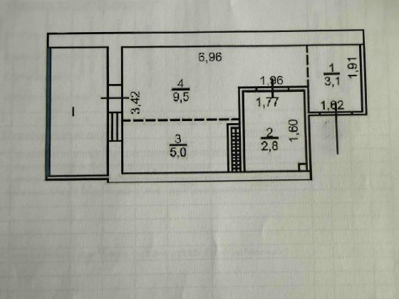 Продам 1 комнатную ЖК Акварель-2 Лиманка