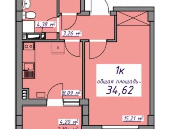 Квартира с гардеробной на 2 этаже ЖК 7 НЕБО Авангард
