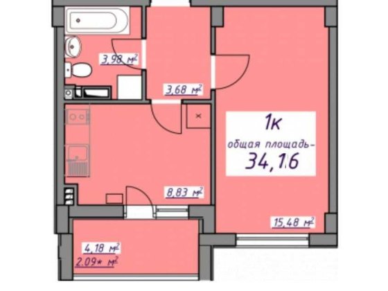 Продається 1-кімнатна квартира в ЖК 7 Небо — перший внесок 12 000 $ Авангард