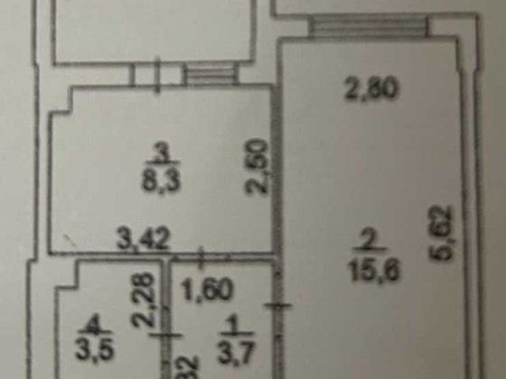 Готовая к проживанию 1-комнатная квартира в ЖК "7 Небо" Авангард