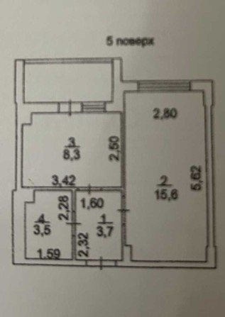 Готовая к проживанию 1-комнатная квартира в ЖК "7 Небо" - фото 1