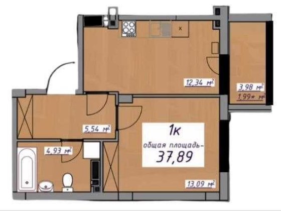 Продаж однокімнатної квартири в ЖК "Сьоме Небо" — вигідні умови Авангард